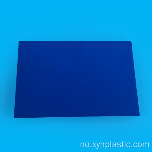 Blå PVC-ark Enkel side for lim